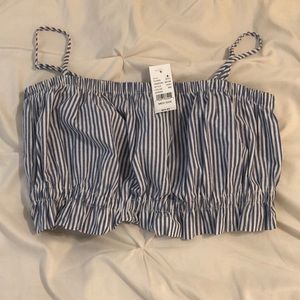 Pacsun striped crop top